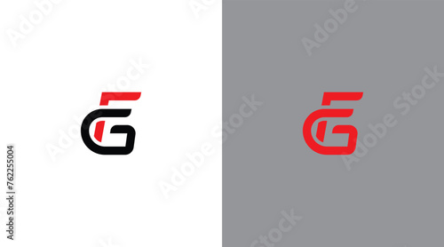 GF Letter Logo Design, FG icon Brand identity Design Monogram Logo Minimalist Logo Design