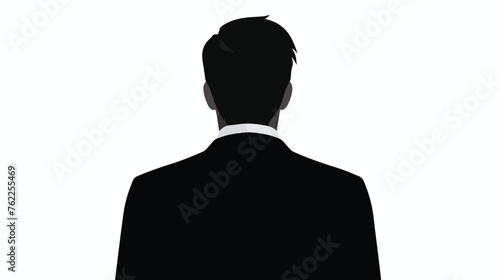 Executive businessman cartoon faceless in black and
