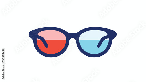 Eye glasses filled outline icon line vector sign lin