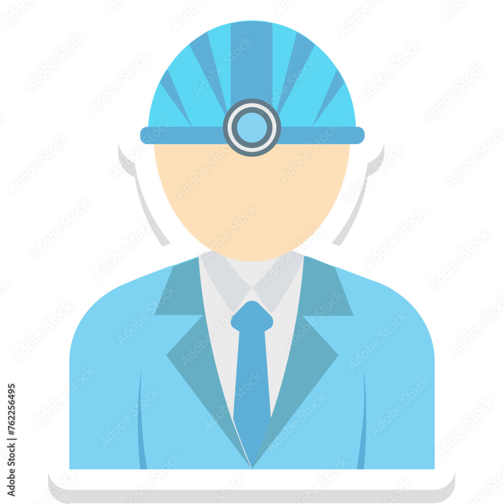 Worker icon which can easily edit and modify Worker icon which can easily edit and modify