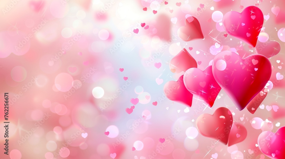 mother's day background ,Valentines day background, with hearts 