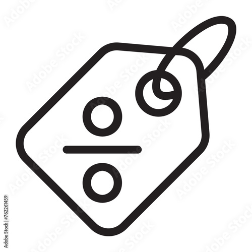 price tag line icon