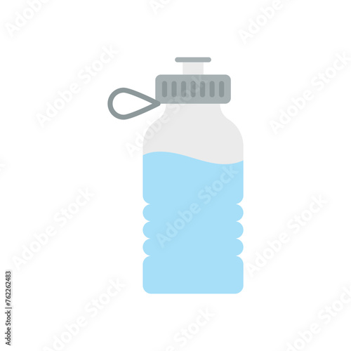 Flat Color Water Bottle vector icon