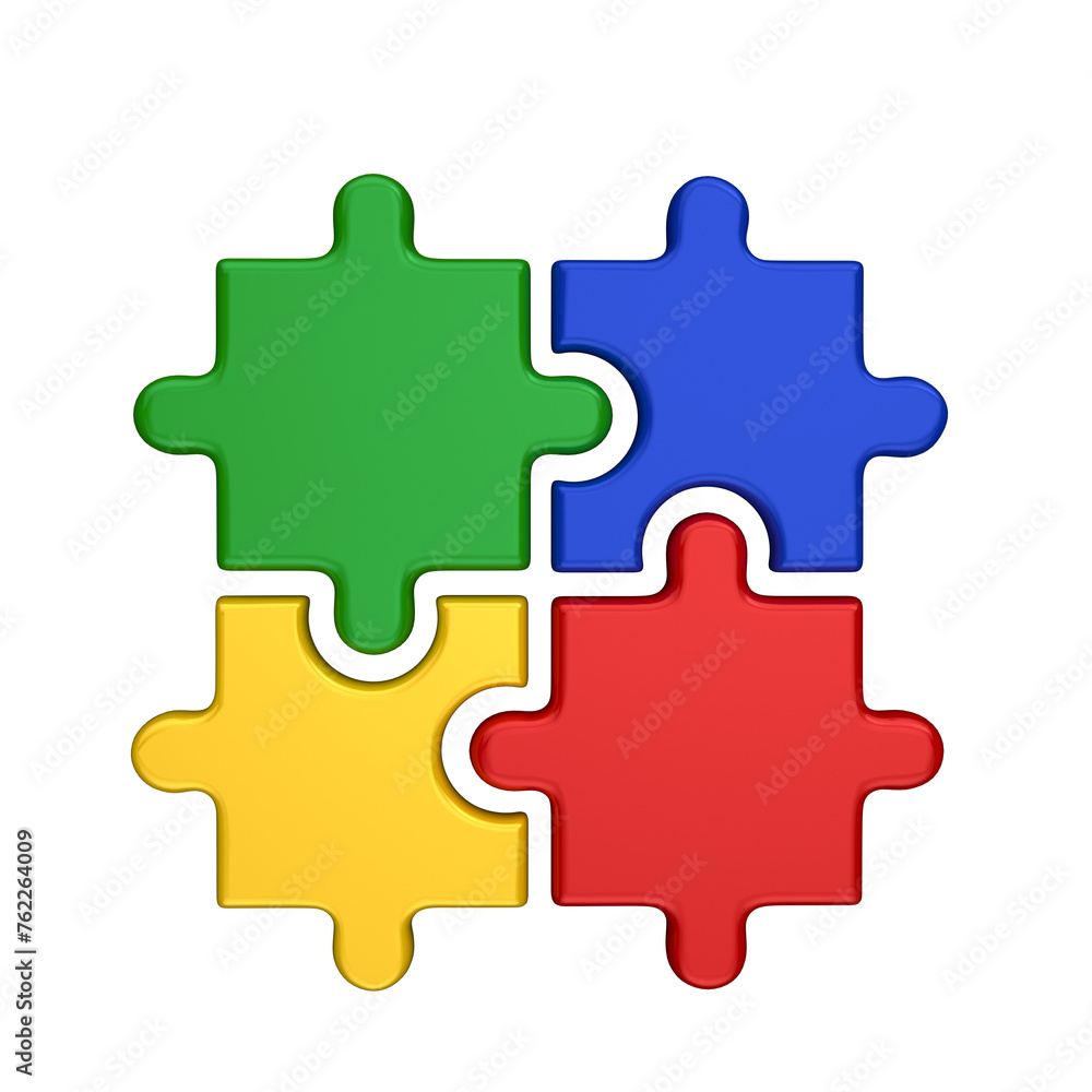 Colorful puzzle as symbol autism awareness Colorful puzzle as symbol autism awareness