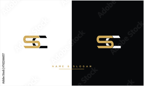 SC, CS, S,C Abstract letters Logo MONOGRAM