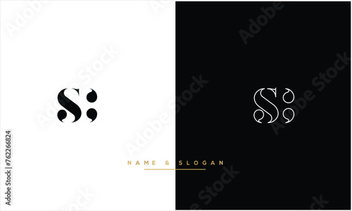 SC, CS, S,C Abstract letters Logo MONOGRAM