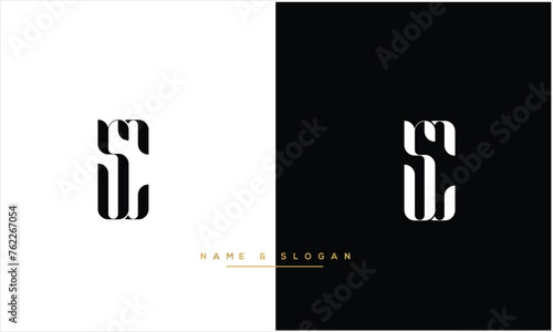 SC, CS, S,C Abstract letters Logo MONOGRAM