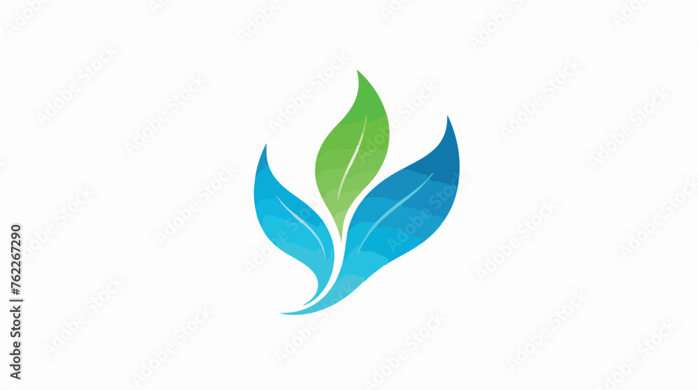 Leaf Logo Template vector symbol nature  flat vector