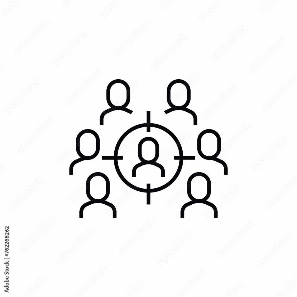 Targeting Audience Marketing Strategy icon Targeting Audience Marketing Strategy icon