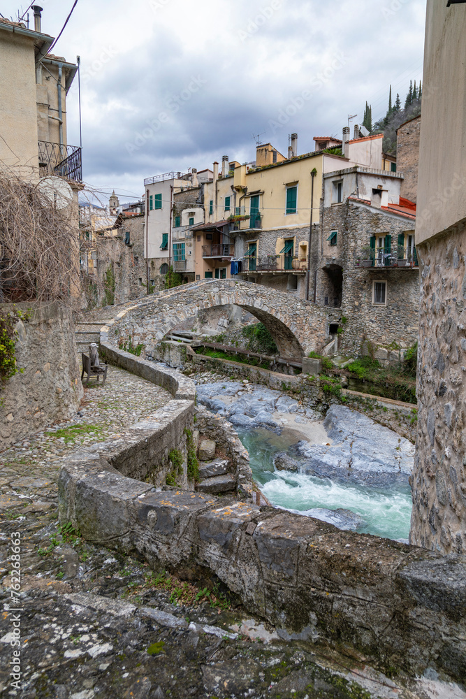 Zuccarello borgo ligure in provincia di Savona Italia