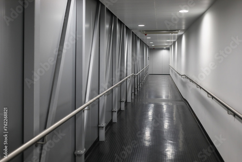 Photography Corridor inside the telescopic gangway