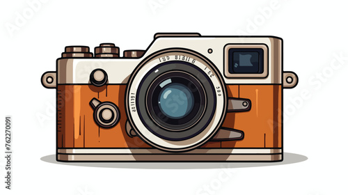 Mirrorless camera vector . Perfect template for Photo