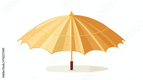 Parasol web icon. flat vector isolated on white background