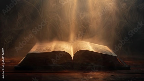 faith's continuity and unity across generations, represented by the radiant light emanating from an open Bible.