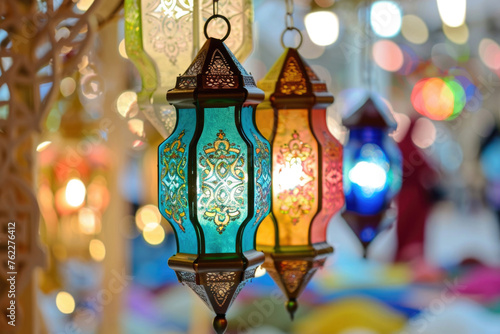 Unique decorations symbolizing Eid al-Fitr and Eid al-Adha