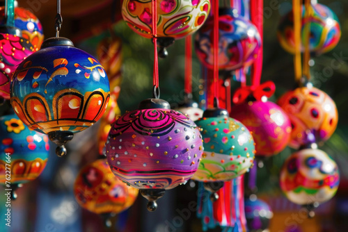 Vibrant and colorful Mexican ornaments © Venka