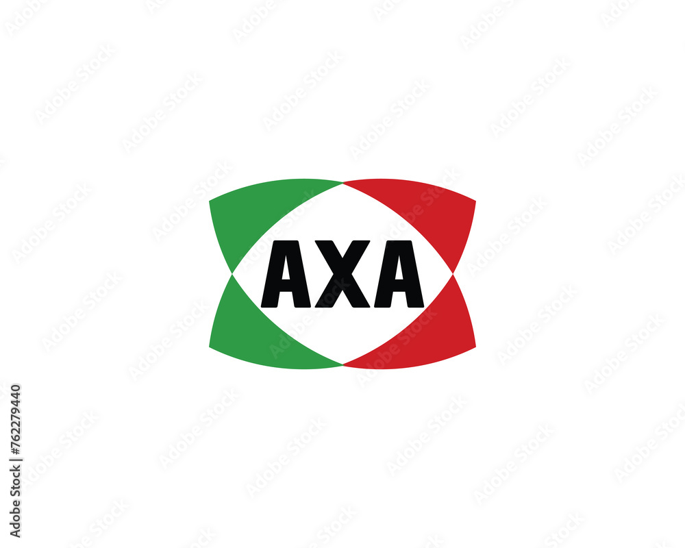 Fototapeta premium AXA logo design vector template