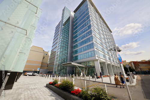 Building of Ducat Place III - one of the most famous and high-quality office centres in Moscow. Building has 33,493 sqm, most of which are occupied by office space. photo