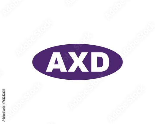 AXD logo design vector template