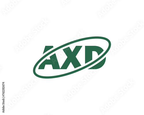 AXD logo design vector template photo