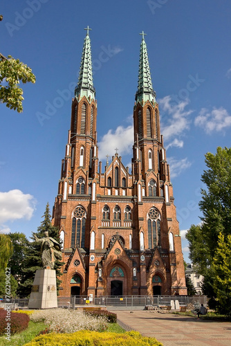 Basilica of St Michael and Florian in Warsaw, Poland. A 19th century Roman Catholic church.