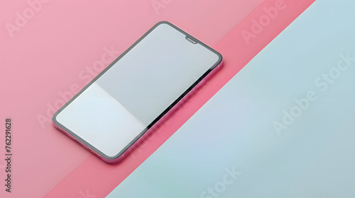 Sleek Smartphone Mockups on Pastel Background for Business Presentations