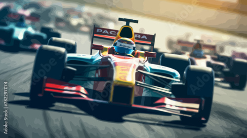 Speed Demons: Formula 1 Cars Unleashing their Inner Beast on the Track © Tiago