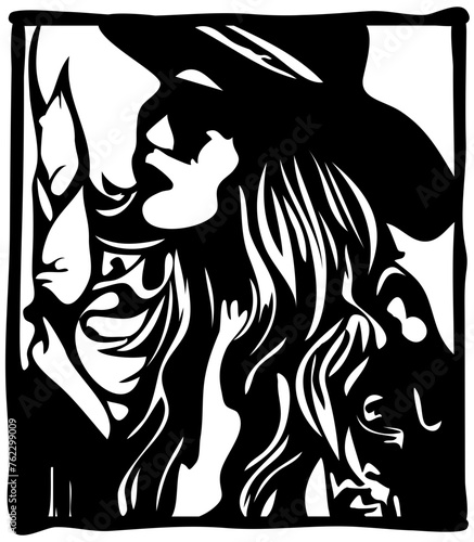 Wallpaper Mural Cowgirl  cooking 01 Torontodigital.ca