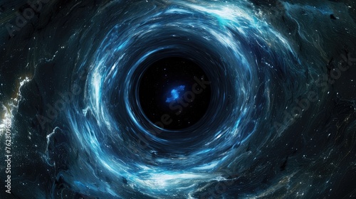 Mesmerizing Vortex of a Galactic Black Hole