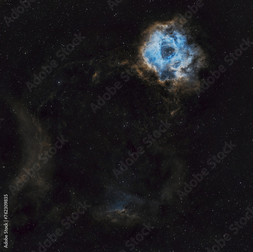 Fototapeta Naklejka Na Ścianę i Meble -  Rosette Nebula Widefield