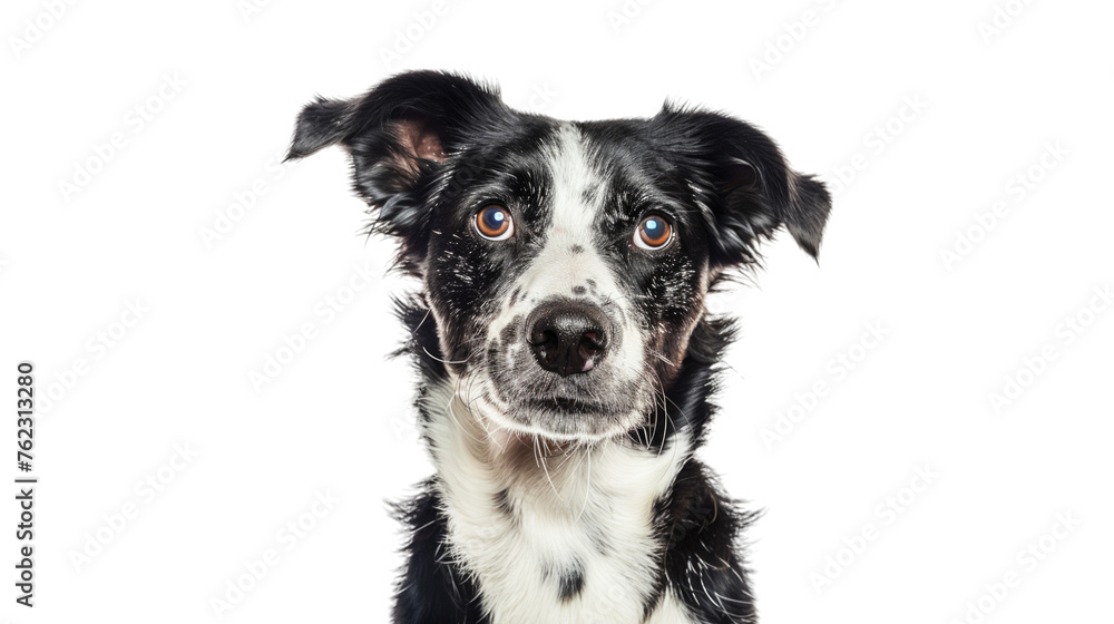 Cute, happy dog headshot smiling on a bright, PNG file of isolated cutout object on transparent background. Cute, happy dog headshot smiling on a bright, PNG file of isolated cutout object on transparent background.