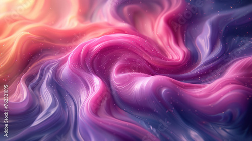 Colorful Swirl Painting With Stars