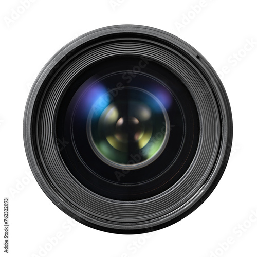Canvas Print Professional optical lens for modern DSLR cameras isolated