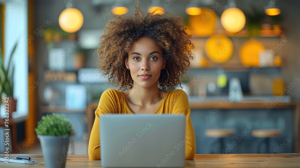 Woman Sitting in Front of Laptop Computer Woman Sitting in Front of Laptop Computer