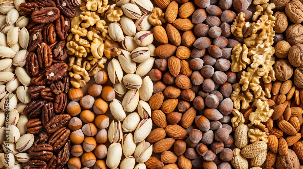 background of nuts hazel almond background of nuts hazel almond