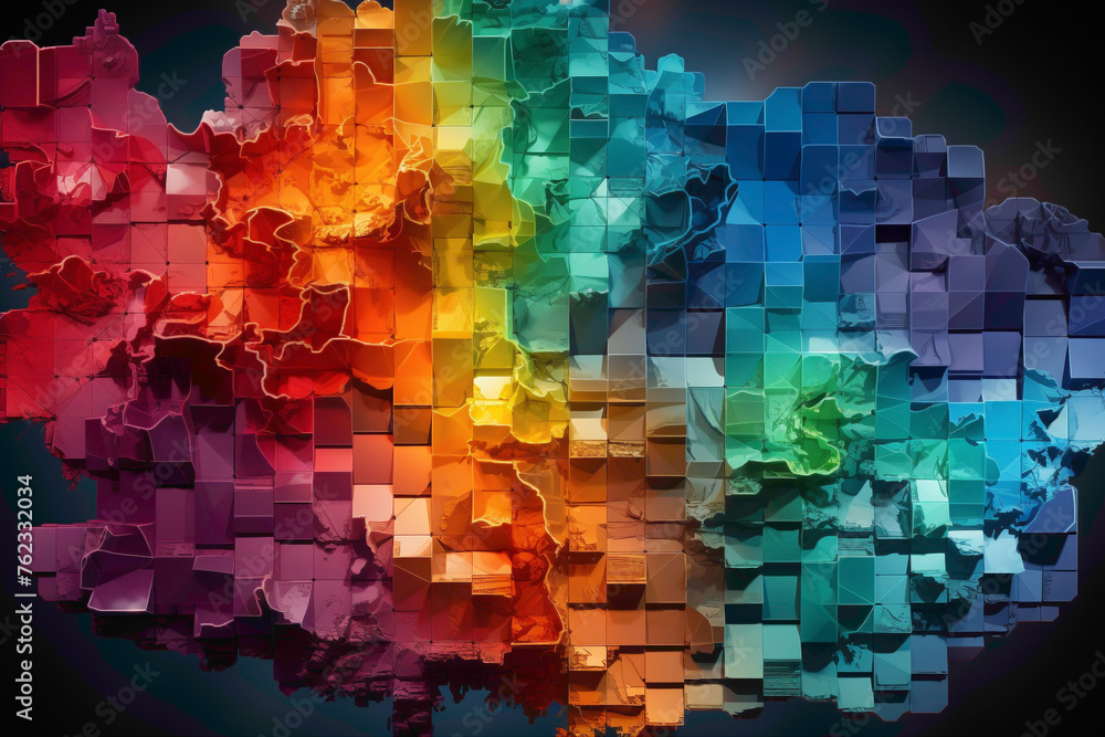 Stock market heat map displaying - 1000 F 762332034 DK27kQ6NGRso6ihhku9AM4wgRtyqFD9w