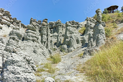 Rock formation The Stone Dolls of Kuklica, North Macedonia photo