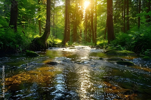 stream in the forest © Qazi Sanawer