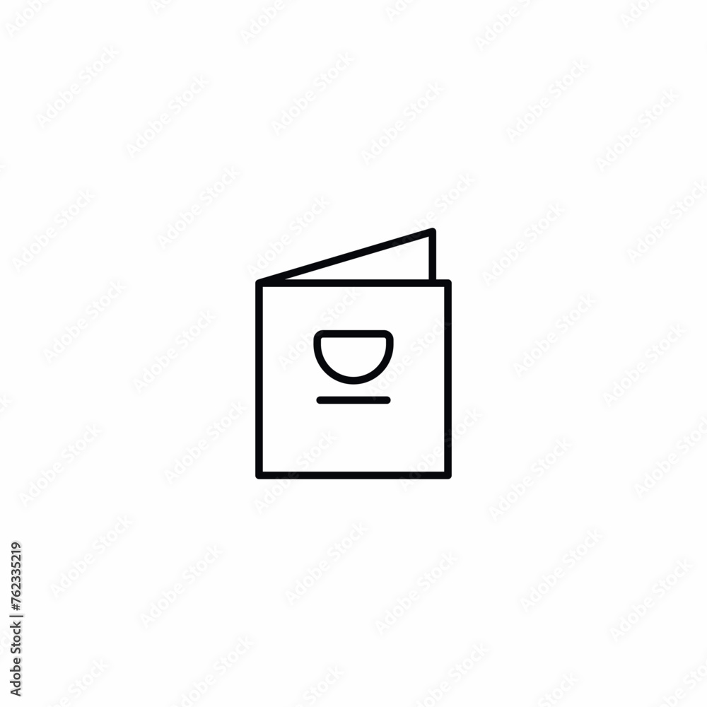 Coffee Menu Board icon vector Coffee Menu Board icon vector