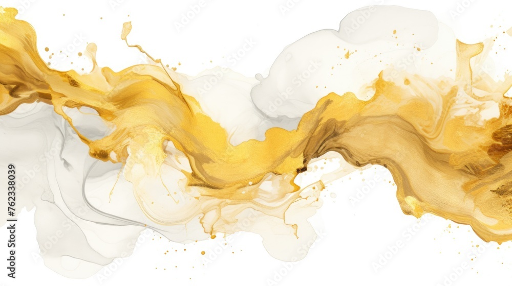 Fototapeta premium A close up view of a liquid substance on a white surface. Suitable for scientific or medical concepts