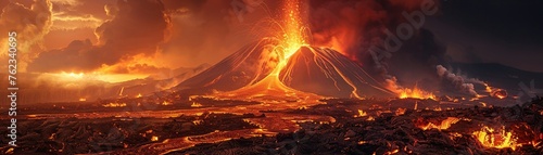 Capturing the intense power and natural beauty of the volcanic activity
