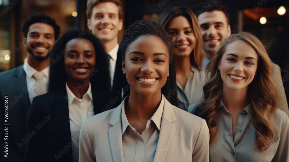 A group of business people posing for a professional photo. Suitable for corporate and teamwork concepts A group of business people posing for a professional photo. Suitable for corporate and teamwork concepts