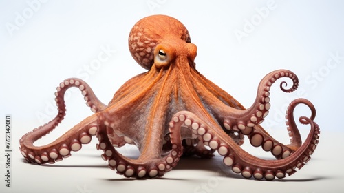 Close-up shot of an octopus on a table, versatile image for marine life concepts