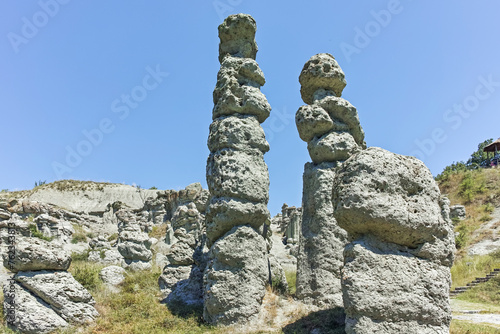 Rock formation The Stone Dolls of Kuklica, North Macedonia