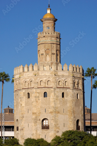 Sevilla (Spain). Tower of Gold in Seville