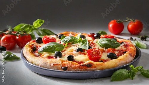 bruschetta with tomato and basil