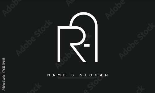RA,  AR,  R,  A  Abstract Letters Logo Monogram