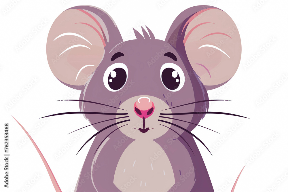 Curious Mouse Illustration