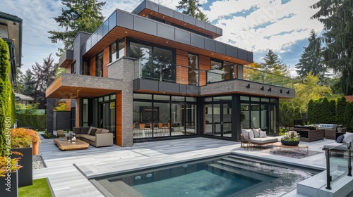 New house built in Vancouver, Canada