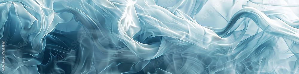 white and blue silk fabric. rough empty space, splash texture. generative ai white and blue silk fabric. rough empty space, splash texture. generative ai